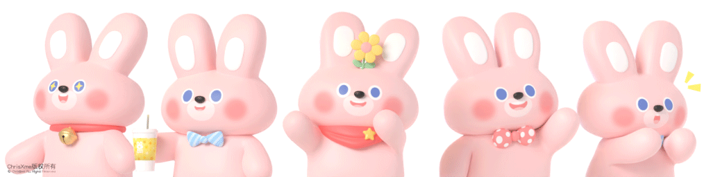 乔吉兔JOJiBUNNY | 动态表情包x头像x插画