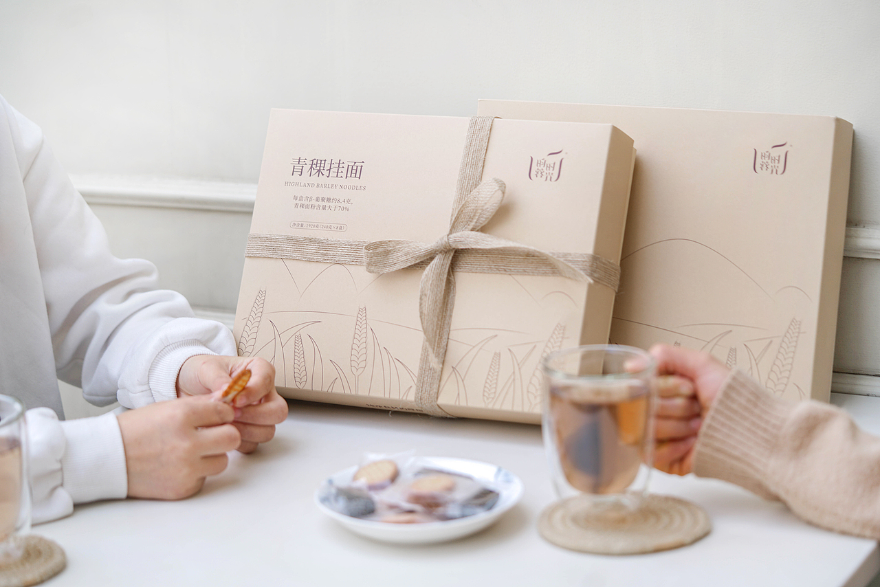 青稞挂面&青稞挂面礼盒拍摄
