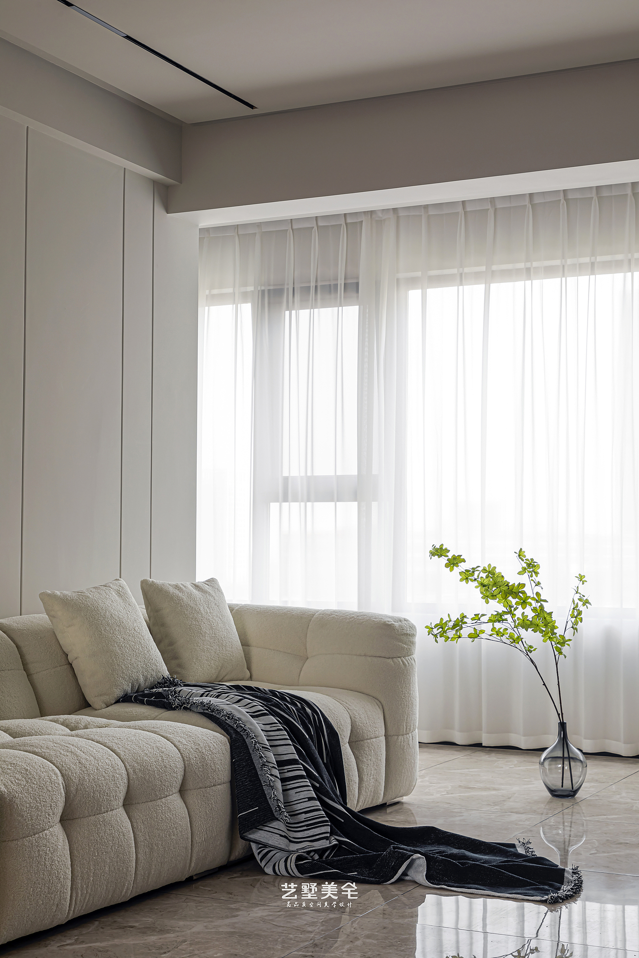 【合肥·金鹏麓院】114㎡ 现代极简 黑白格调