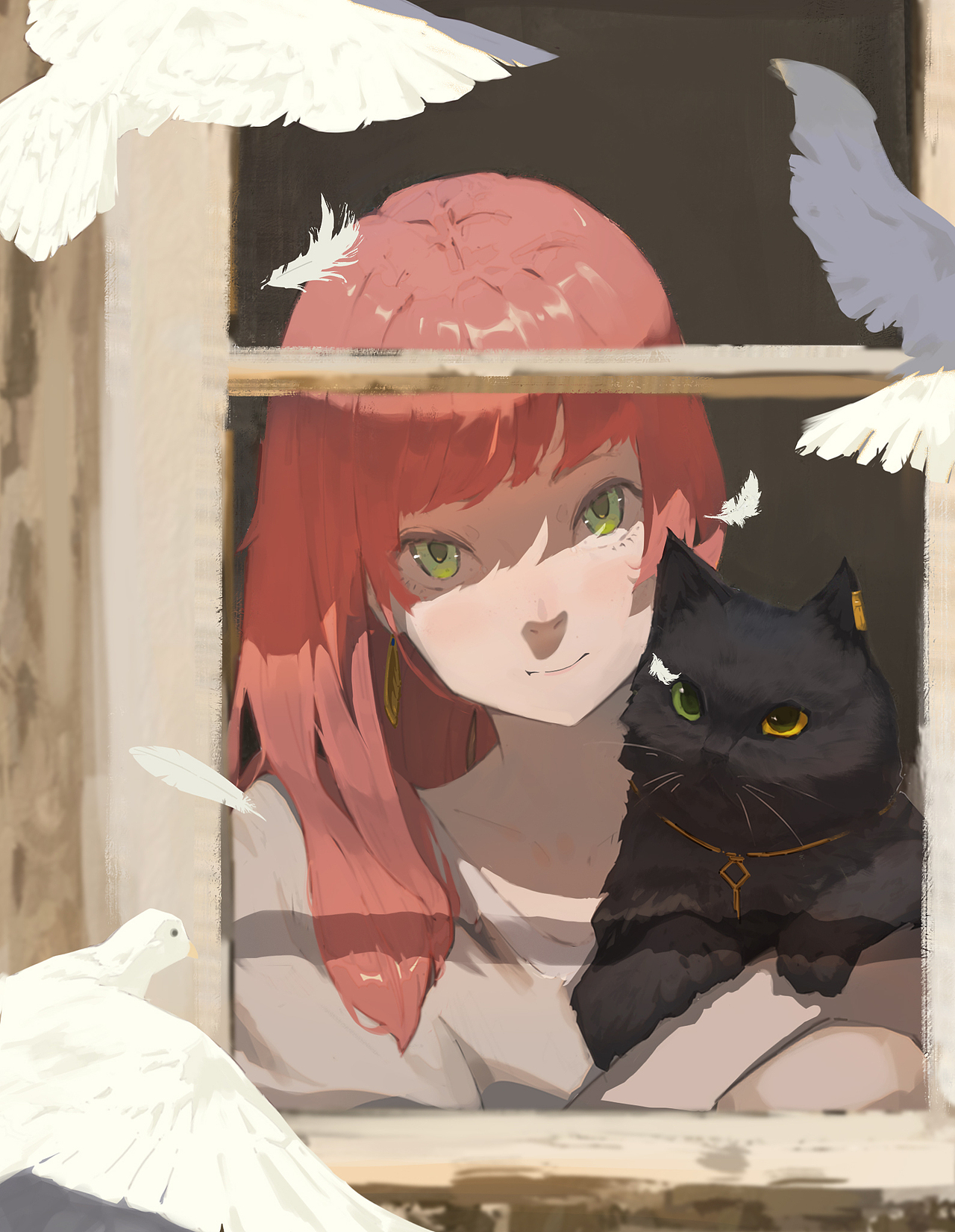 窗边午后（图ZMzY1OTMwMjY0） - 创作习作 - 站酷设计师kotoba原创素材 - 站酷ZCOOL