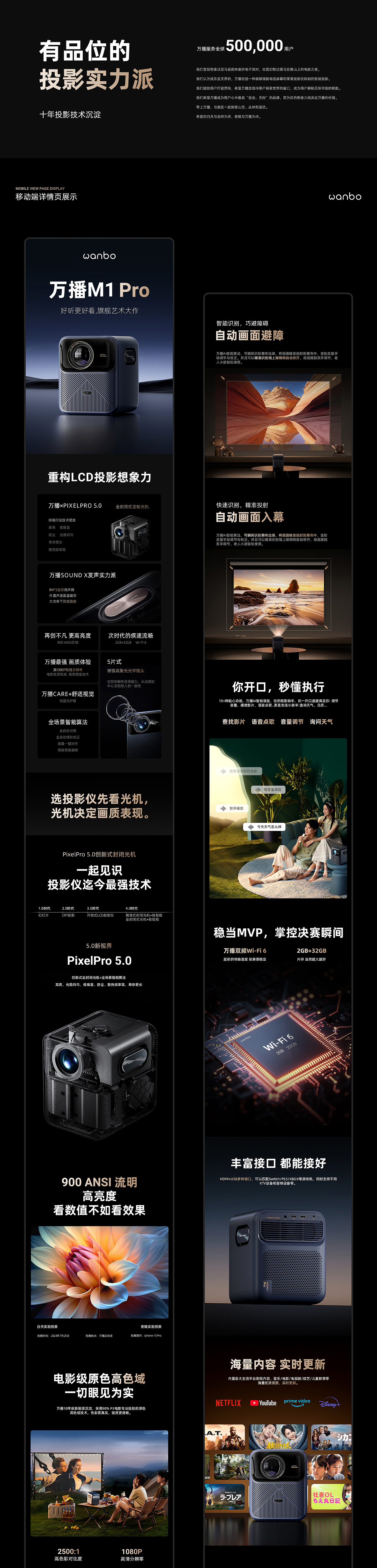 万播投影仪M1Pro全案以及一些项目分享（图ZMzYyMDI1Mzky） - 电商 - 站酷设计师星辰C原创素材 - 站酷ZCOOL