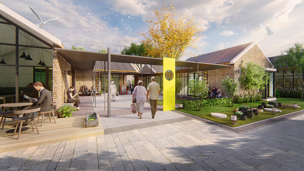 乡村振兴建筑景观一体化设计（图ZMzEyMTE2NDAw） - 建筑设计 - 站酷设计师不惑姐姐原创素材 - 站酷ZCOOL