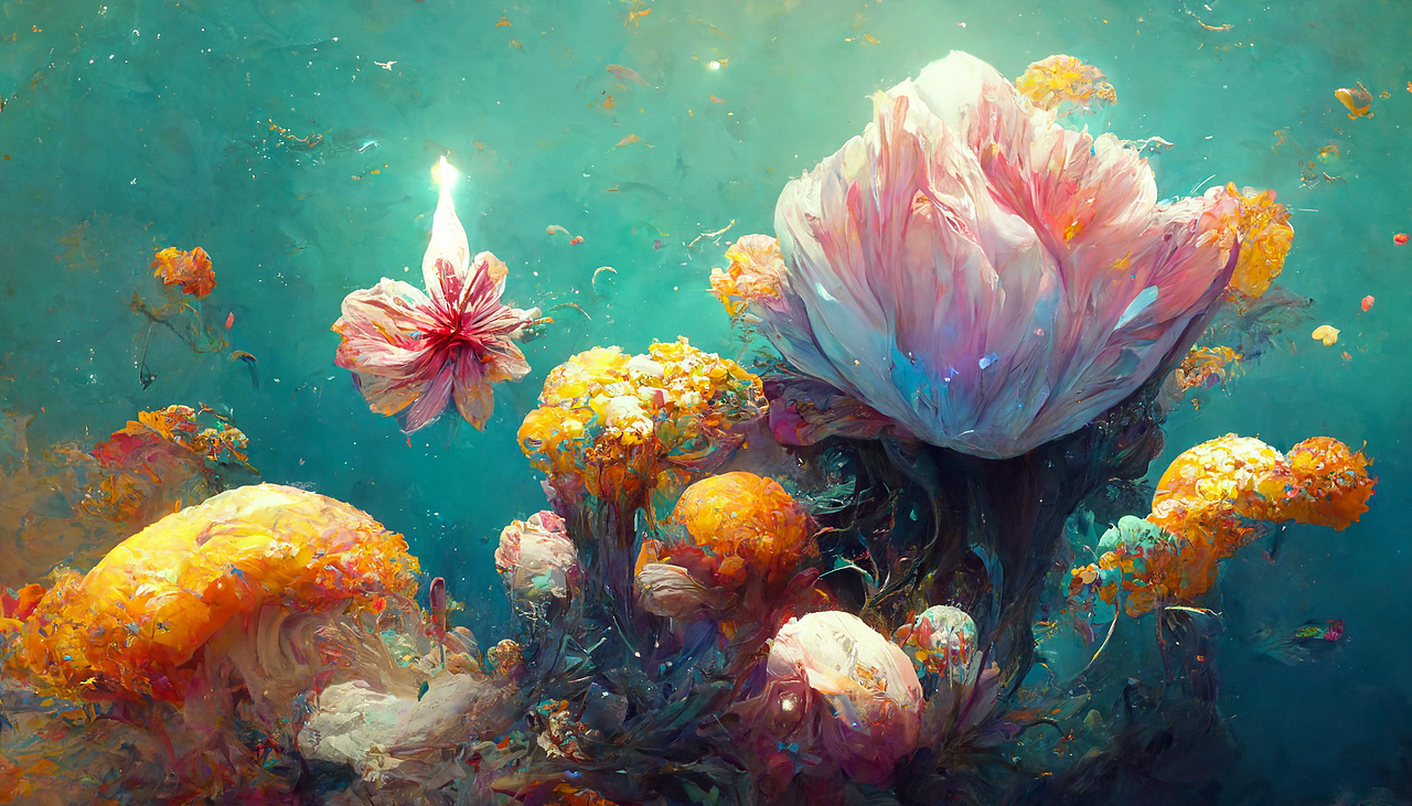 外星植物-海洋篇（图ZMzE5OTI3NDE2） - AI作品 - 站酷设计师Tzero仝零原创素材 - 站酷ZCOOL