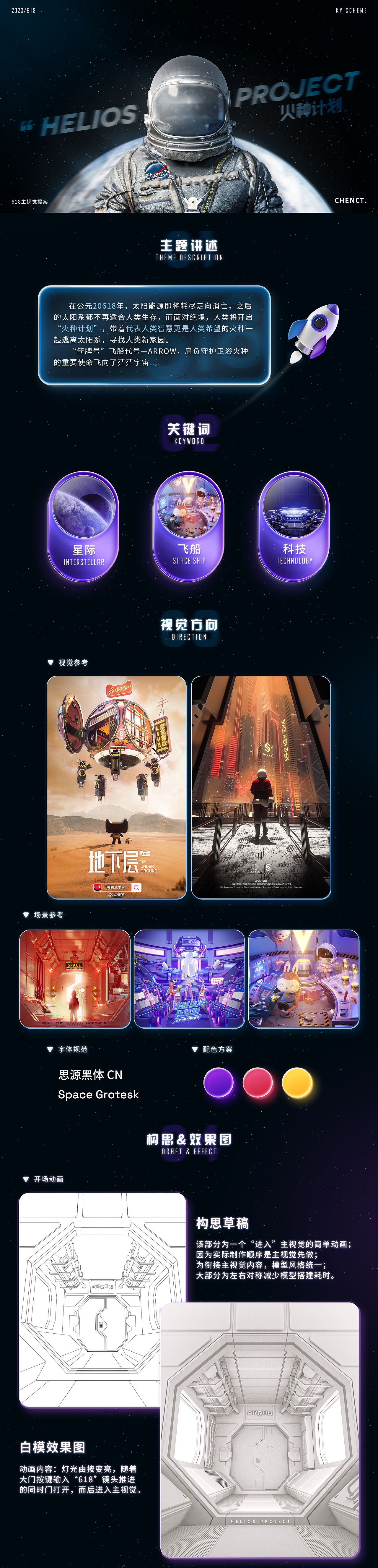 鸿盛 X 火种计划 | 二零二三\六一八主视觉设计\陆