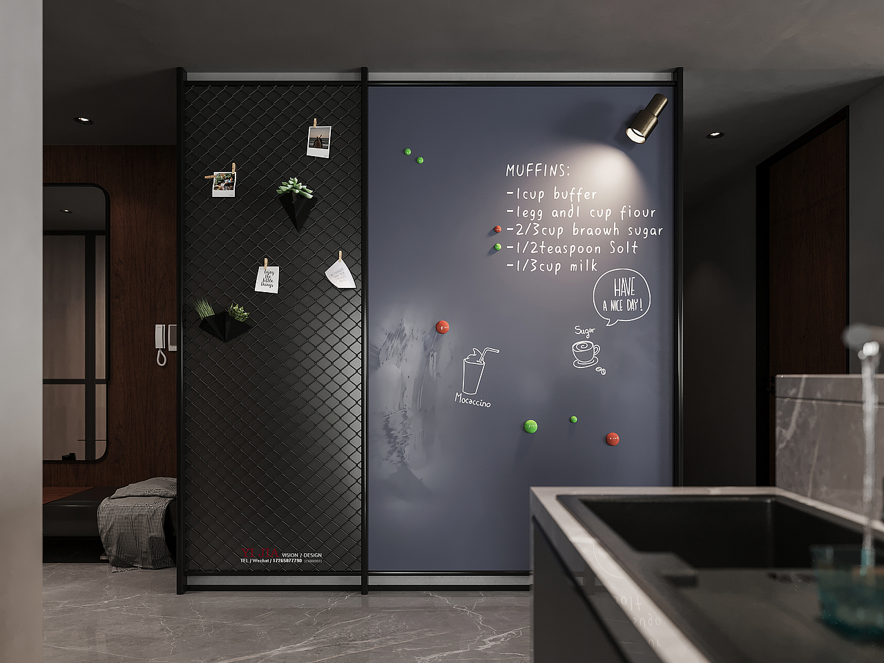 暗黑 I 艺嘉 VISION . DESIGN _ 视觉表现（图ZMzIyNzc2MTIw） - 家装设计 - 站酷设计师艺嘉空间视觉表现原创素材 - 站酷ZCOOL