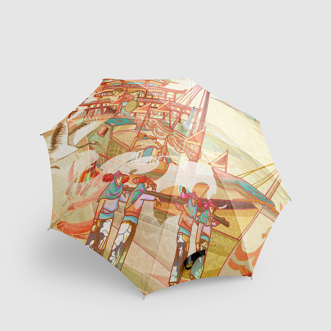 城市主题插画-泉州.鲤城万象