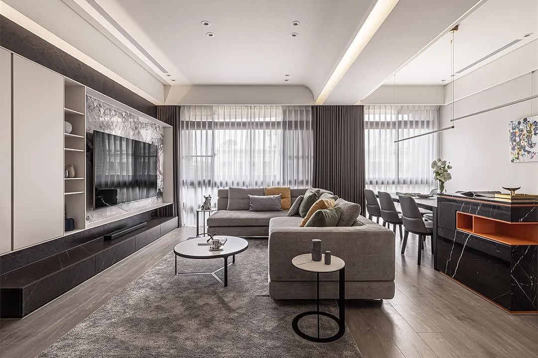 112㎡艺术现代宅：一纸水墨,让你爱上东方美学!