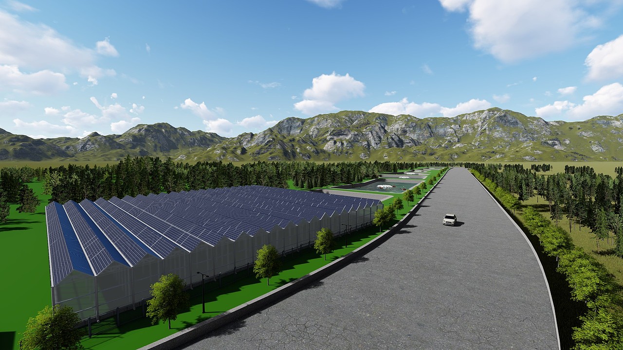 绿色生态光伏智慧温室（图ZMjk5NzY4MDY4） - 其他 - 站酷设计师看思想动原创素材 - 站酷ZCOOL