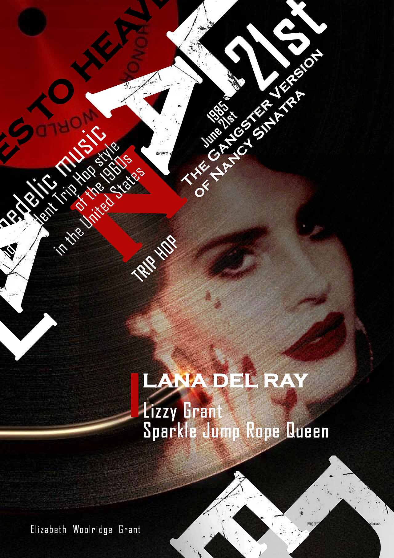 Lana del ray丨海报设计