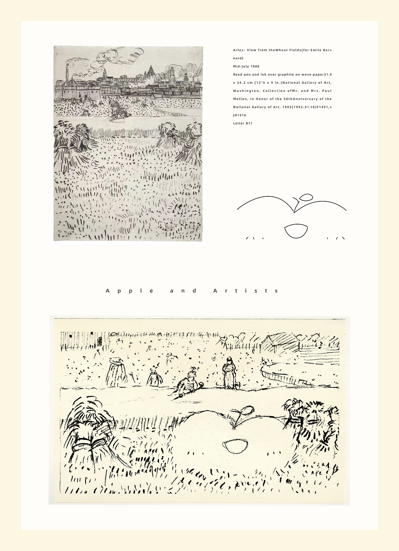 #世界名画100#《苹果艺术家》（图ZMzQzODA4NDQ0） - 艺术插画 - 站酷设计师三水治原创素材 - 站酷ZCOOL