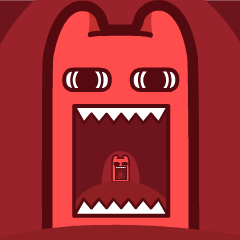 【魔鬼猫表情-啊】#半身 动态 循环 IP 动漫 魔性 zombiescat