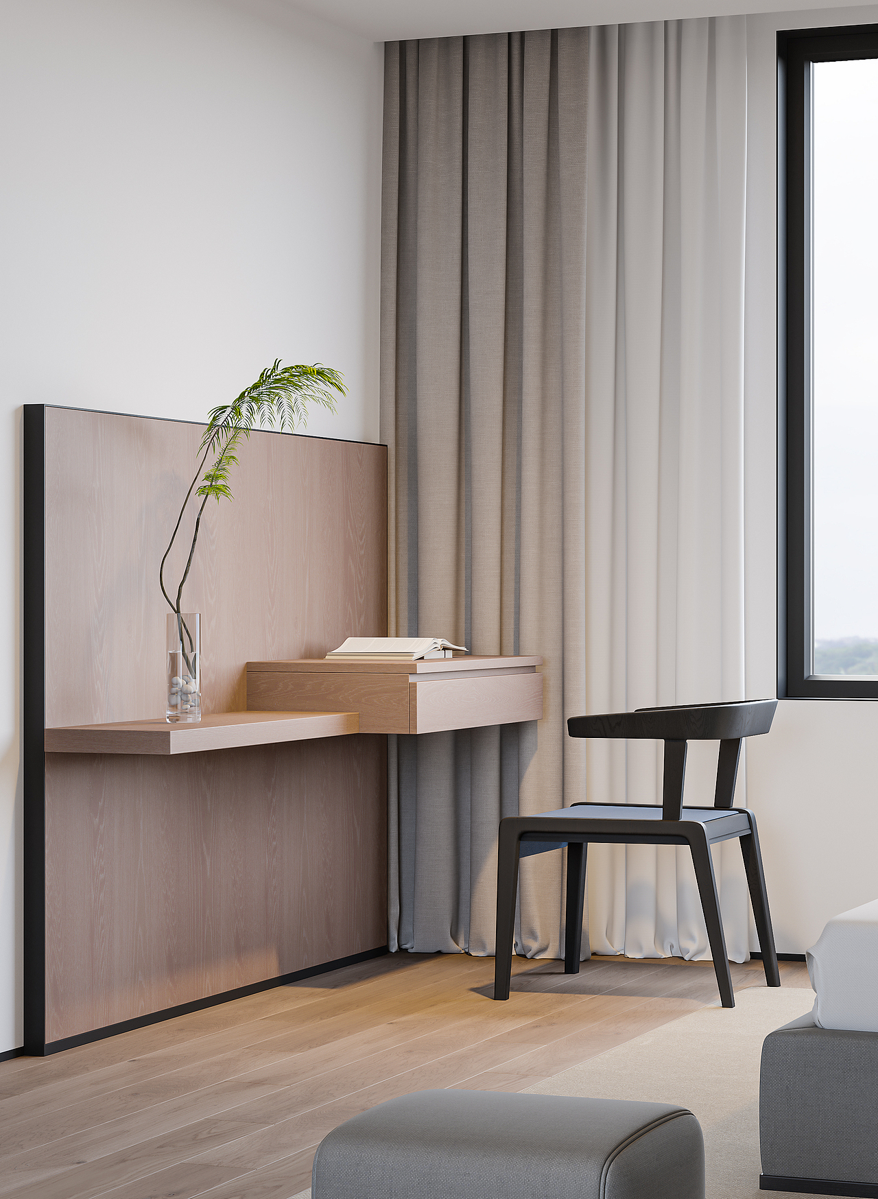 新中式别墅渲染作品