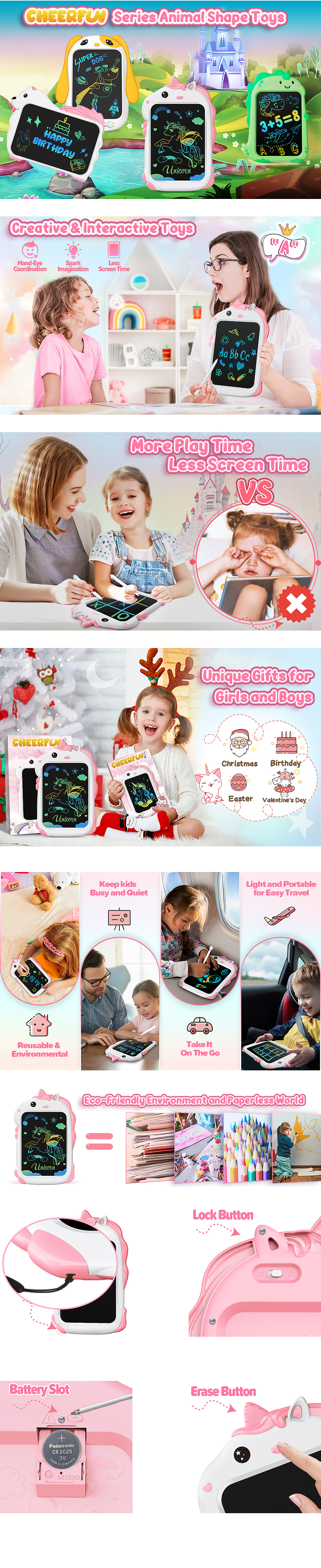 单品-亚马逊 独角兽手写板 主图 A+