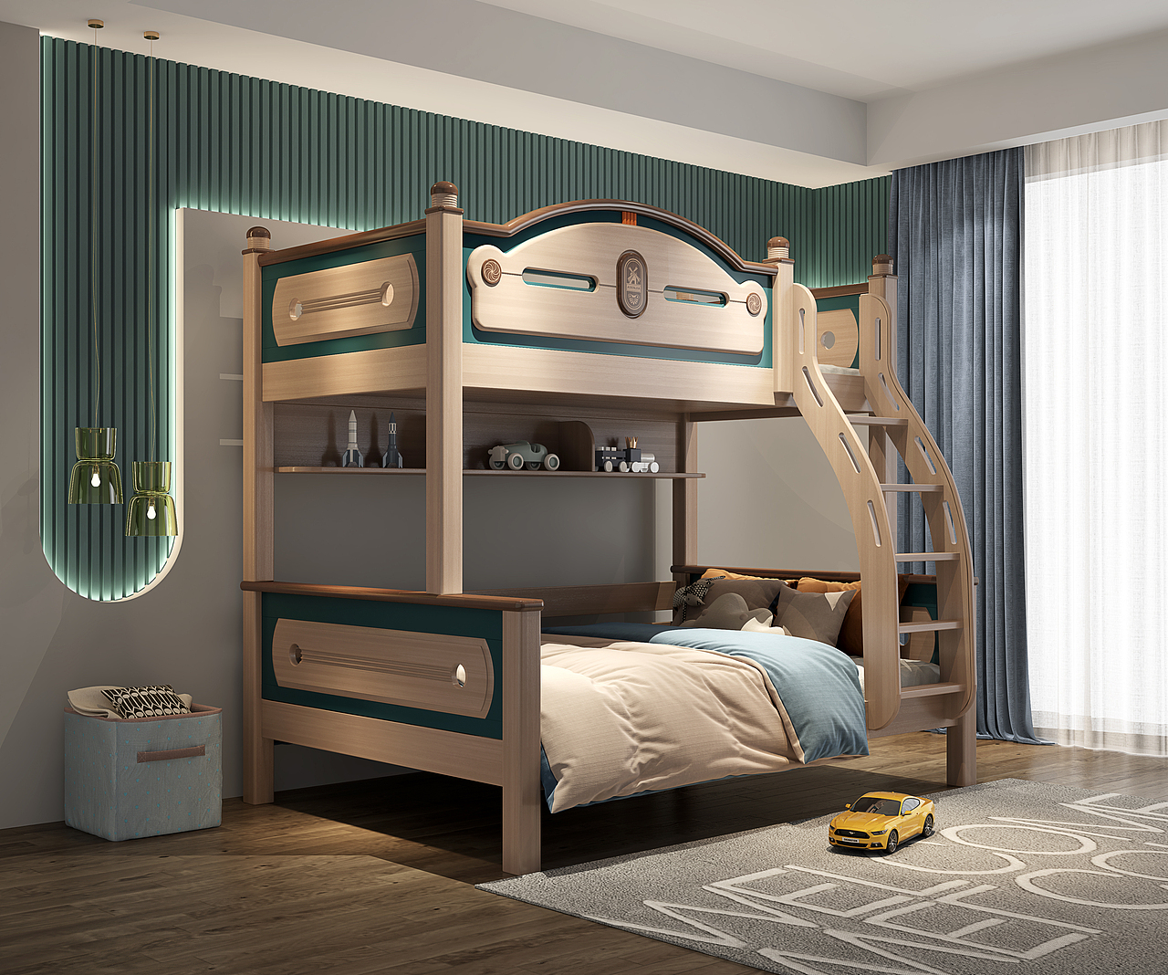 电商家具渲染-儿童房间