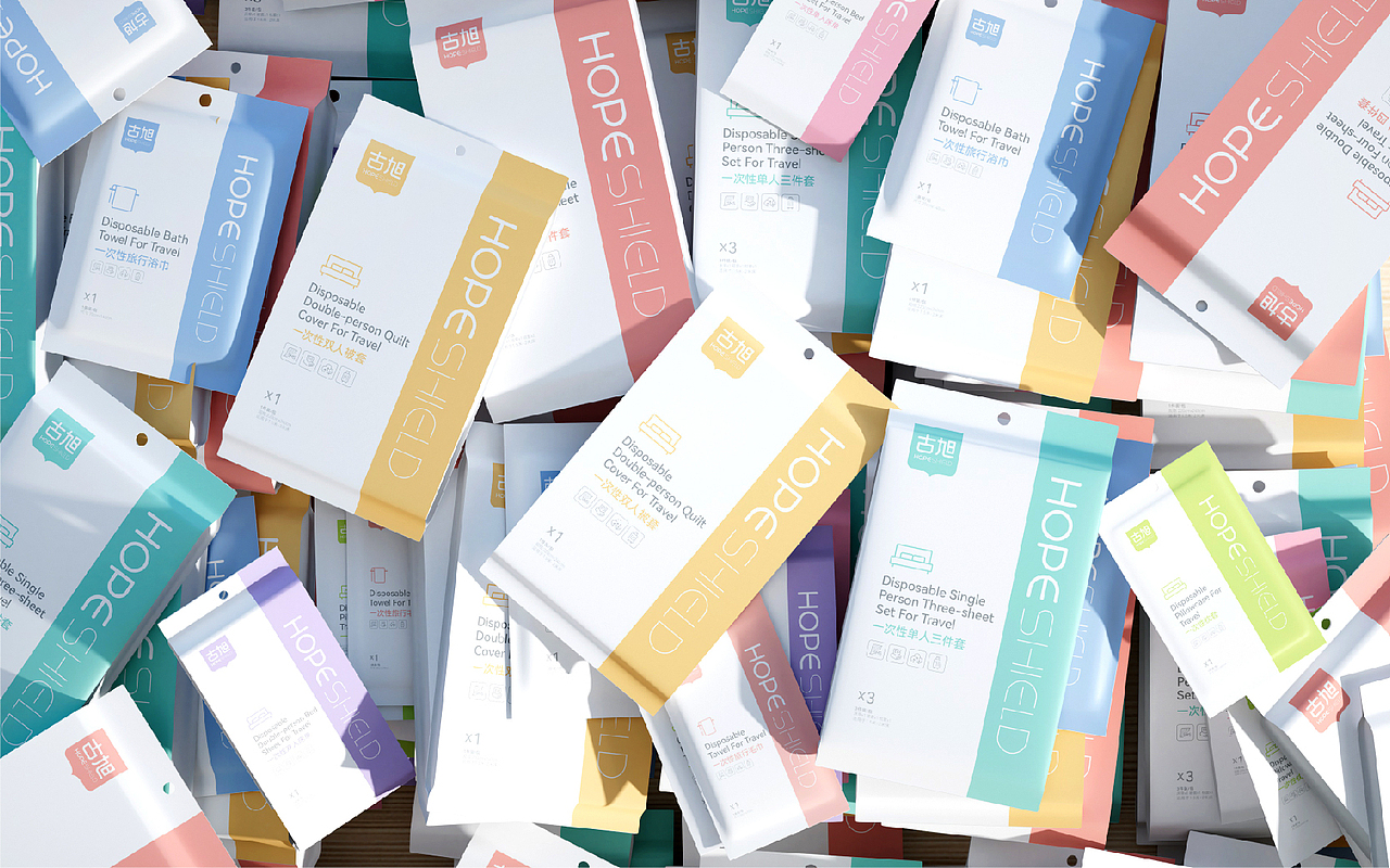 古旭一次性床品全案设计（图ZMzI5NTQ0Mzky） - 包装 - 站酷设计师Easendesign原创素材 - 站酷ZCOOL