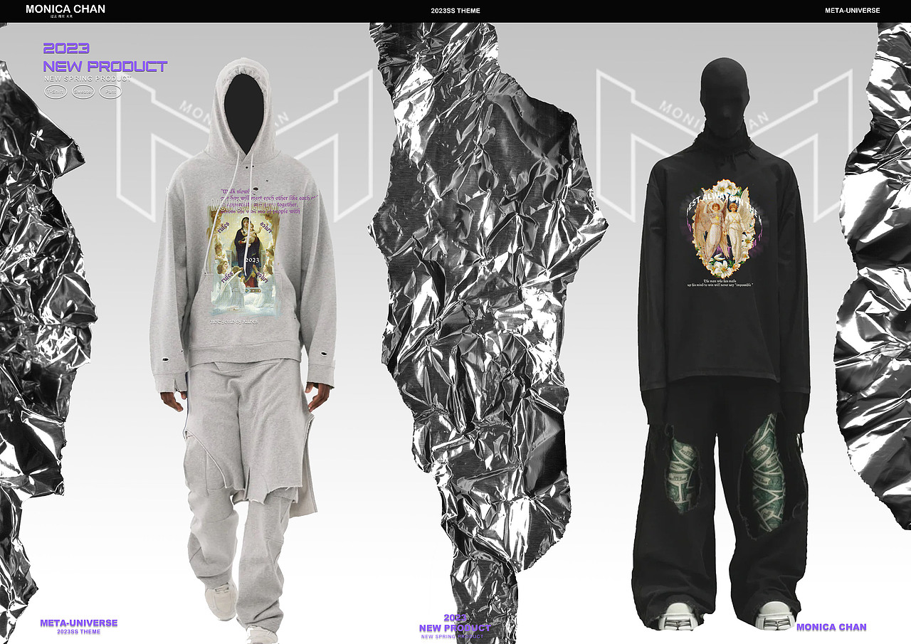 潮牌服饰系列设计（练手）（图ZMzM0MDc2MTA0） - 休闲/流行服饰 - 站酷设计师MonicaChan07原创素材 - 站酷ZCOOL