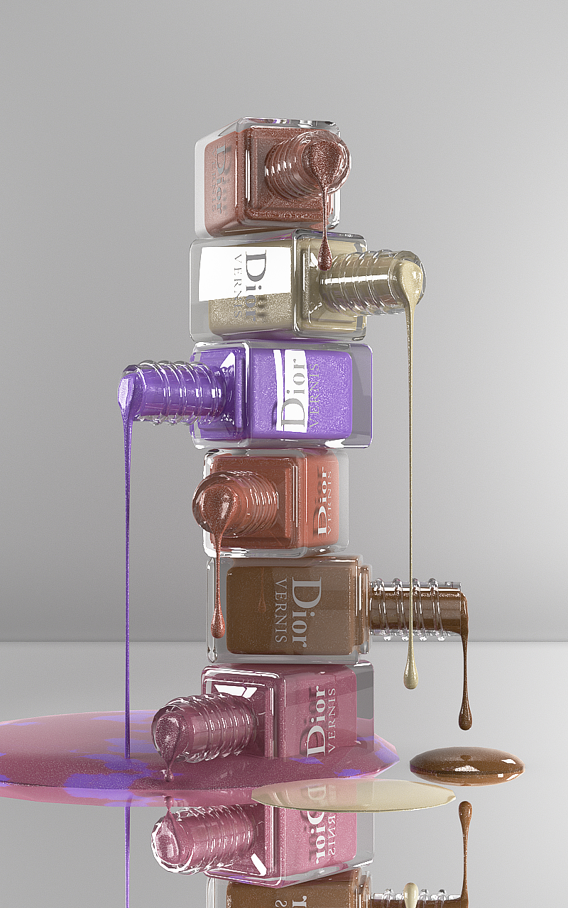 指甲油渲染（图ZMzQ0MDgxNzUy） - 其他三维 - 站酷设计师v小屋原创素材 - 站酷ZCOOL