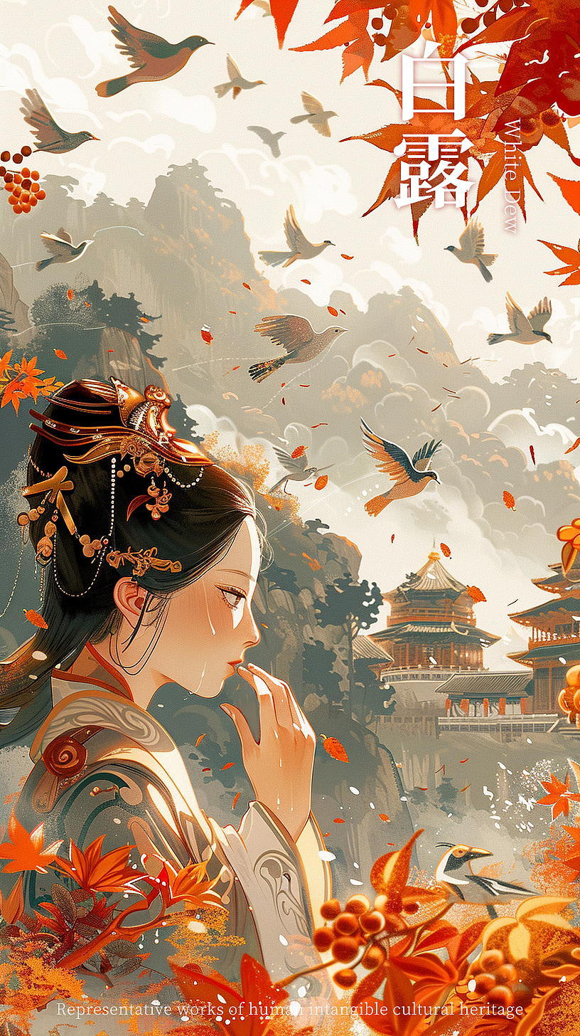 二十四节气AI插画，之前接的单子（图ZMzY3MTY3NDY0） - AI作品 - 站酷设计师I虫子I原创素材 - 站酷ZCOOL