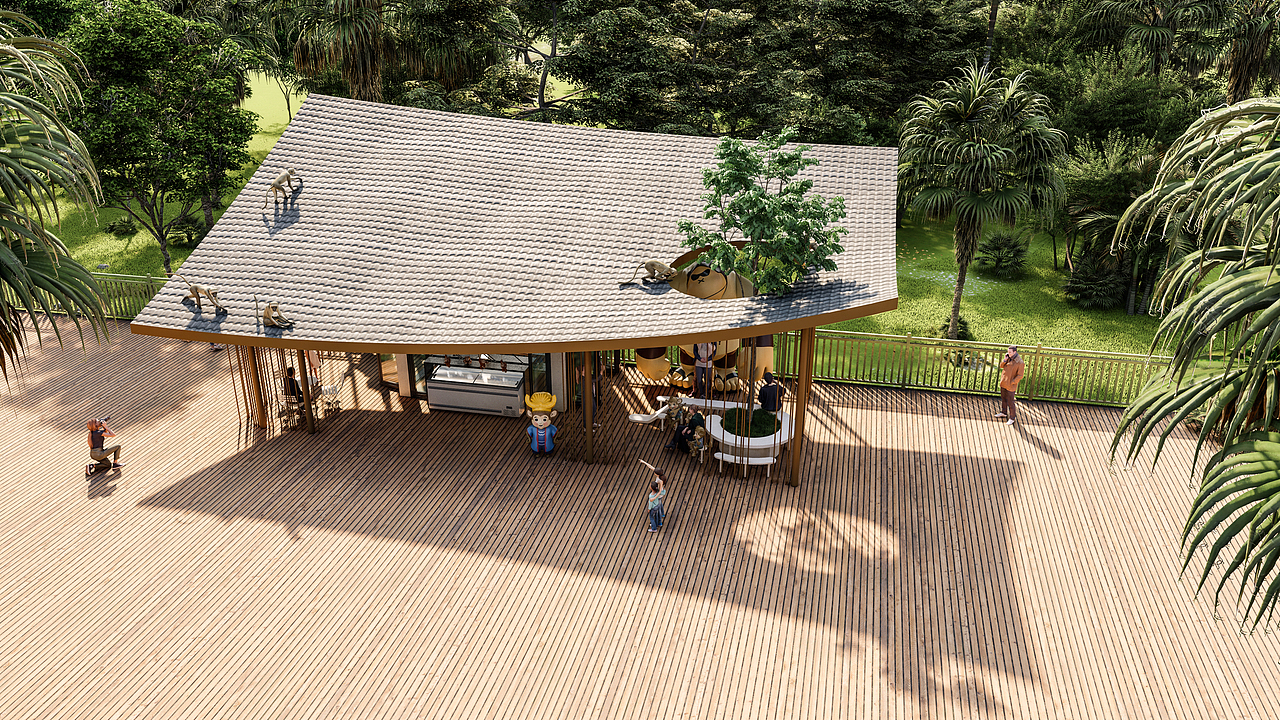 西双版纳森林公园文创店（图ZMzU4NDQwNTYw） - 建筑设计 - 站酷设计师建筑设计师Joy原创素材 - 站酷ZCOOL