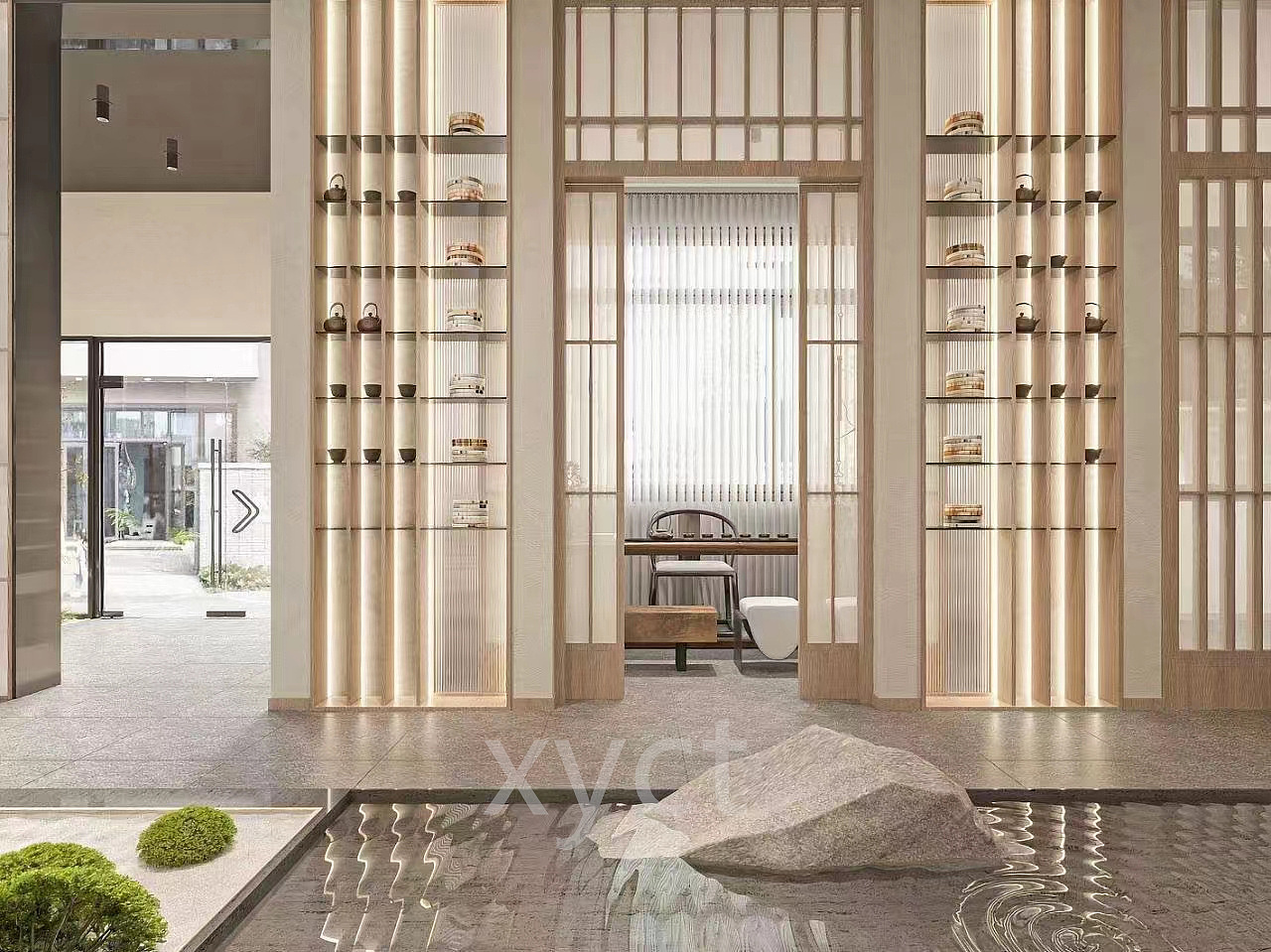 工装新中式茶楼