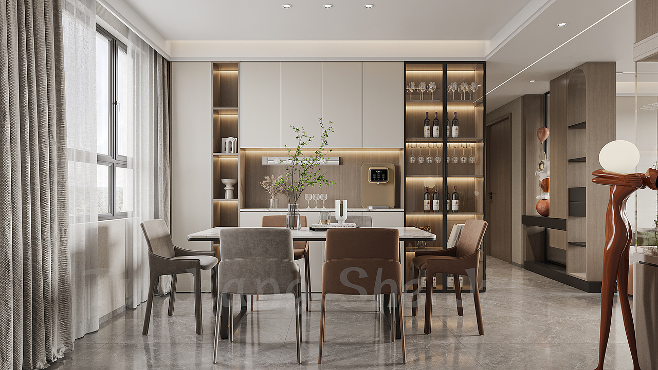 现代轻奢住宅，时尚与艺术的平衡