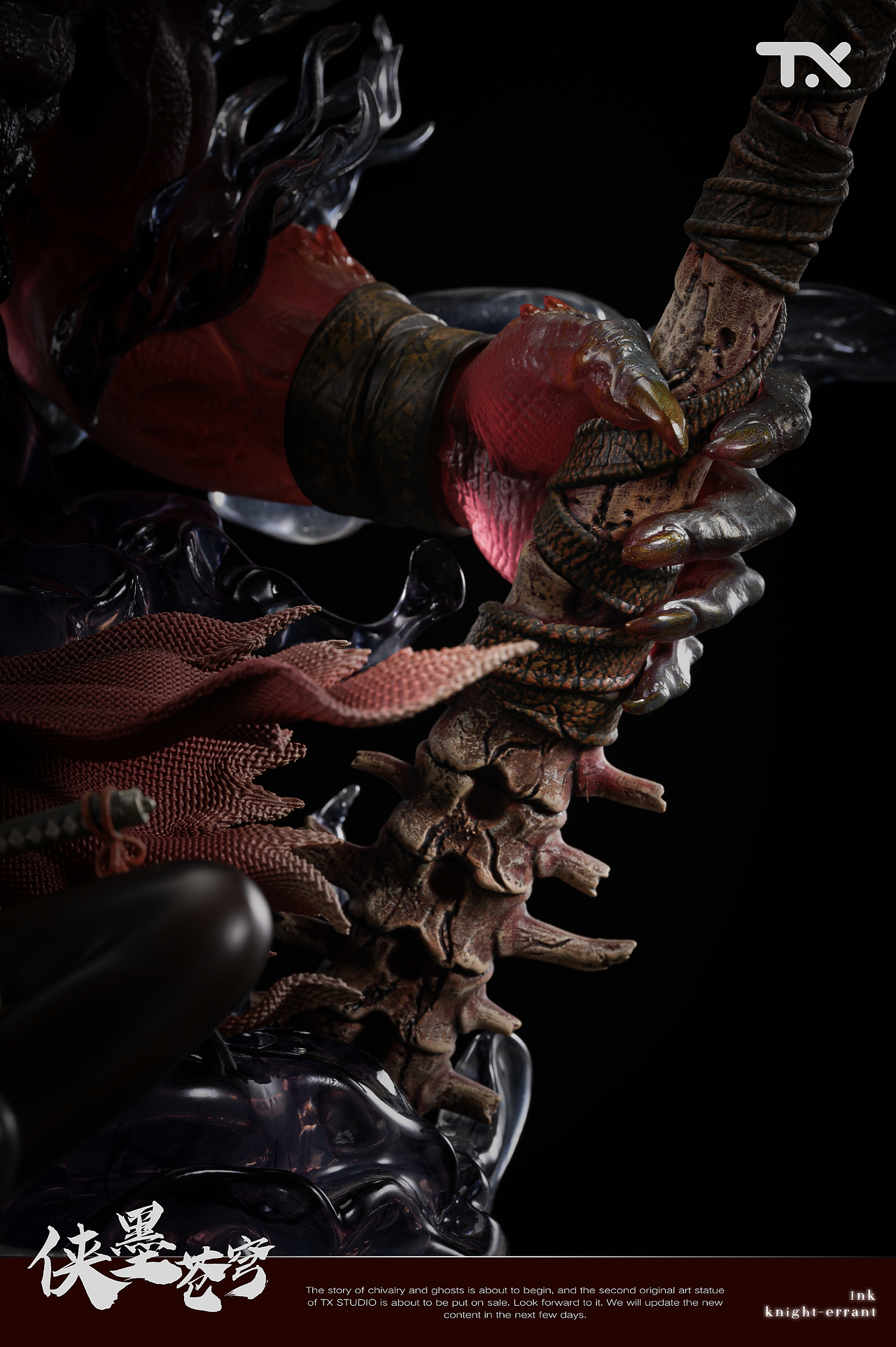 《侠墨苍穹》墨影锋芒映鬼神 ，侠骨酣畅述苍穹（图ZMzE0NTMxOTA0） - 手办/模玩 - 站酷设计师TSINGXIANG原创素材 - 站酷ZCOOL