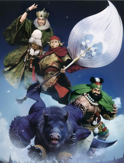 AI-绘卷西游记（图ZMzM3NjUyMzgw） - 概念设定 - 站酷设计师沉疴原创素材 - 站酷ZCOOL