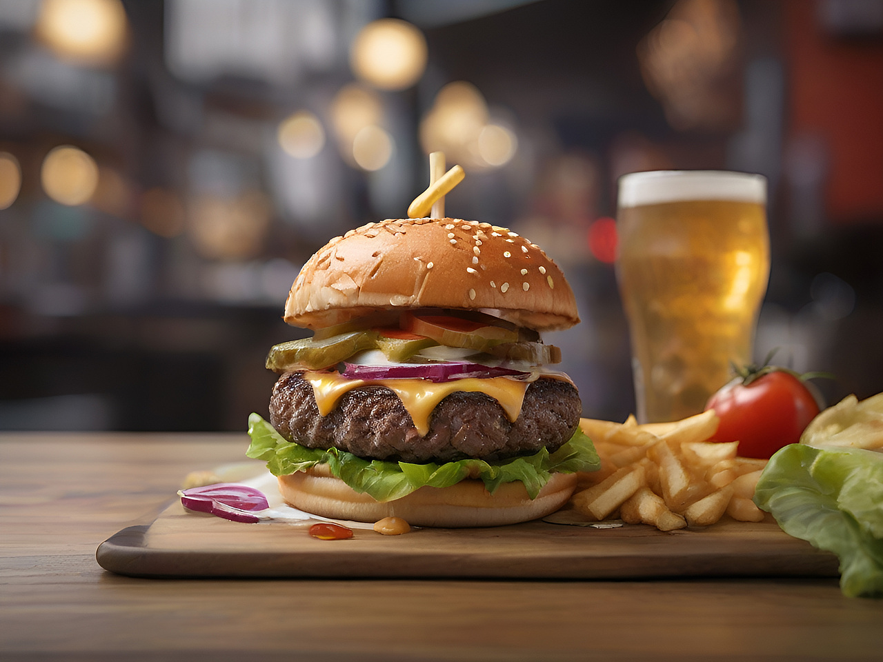 汉堡乐章：独特口味与创新搭配的美味之旅