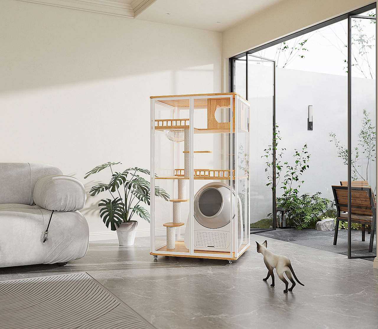 浴室跟猫柜渲染（图ZMzQ4NDQxNjcy） - 产品 - 站酷设计师叁度计_陈琳娜原创素材 - 站酷ZCOOL