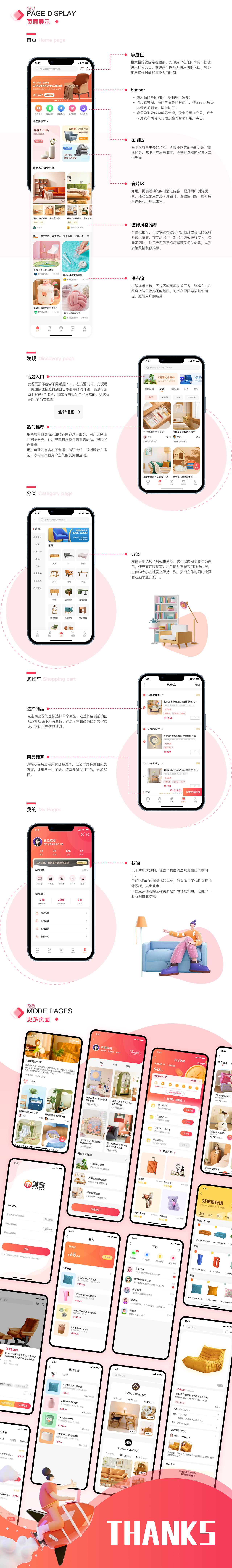 美家家居APP设计（图ZMzQyODU5ODY0） - APP界面 - 站酷设计师冰川北栀子原创素材 - 站酷ZCOOL