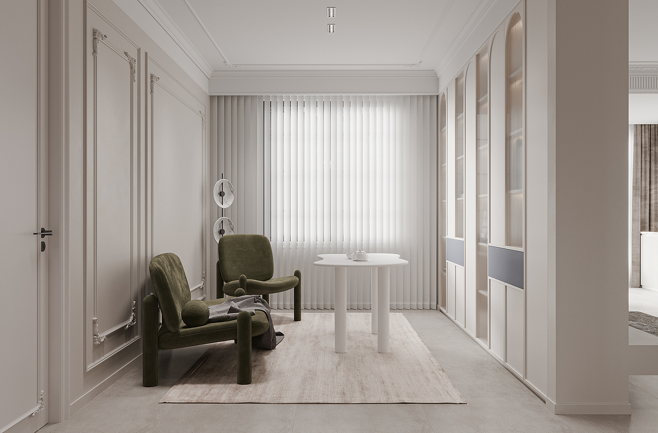 现代法式，轻法空间设计表现.（图ZMzAyMjgzNDA4） - 家装设计 - 站酷设计师阿昌绘万家原创素材 - 站酷ZCOOL