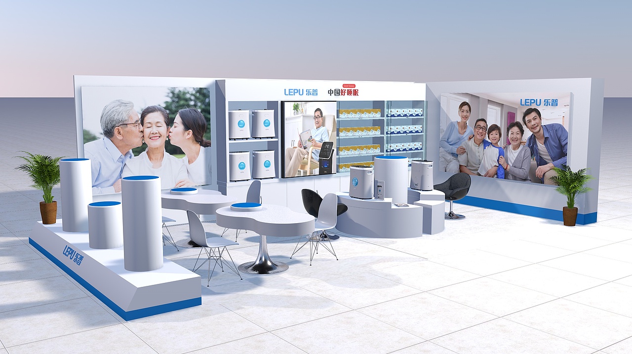 展厅搭建-制氧机专区设计分享（图ZMzU0MDI5NDYw） - 宣传物料 - 站酷设计师sky红钰原创素材 - 站酷ZCOOL