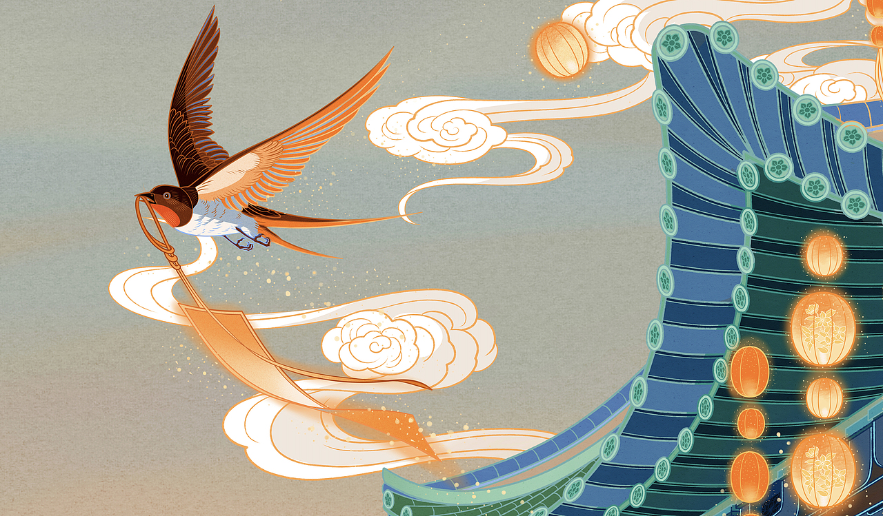 《画壁》组画系列（图ZMzYwNTM4MjMy） - 商业插画 - 站酷设计师唐众汤忠原创素材 - 站酷ZCOOL