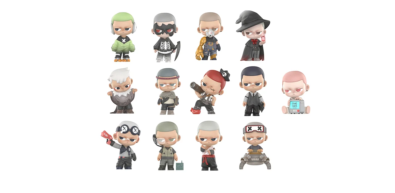 泡泡玛特拍摄｜KUBOX甲乙丙丁