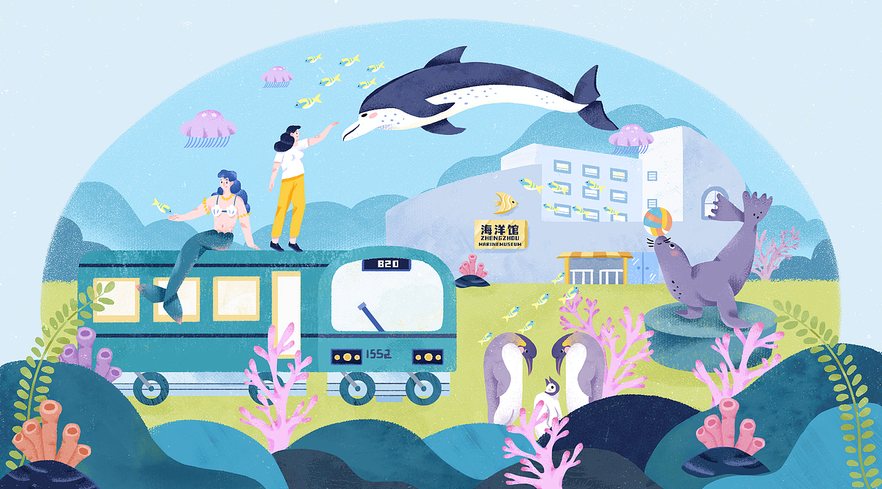 扁平插画合集（图ZMzAzNDQwNDA4） - 创作习作 - 站酷设计师炸鸡就是力量原创素材 - 站酷ZCOOL