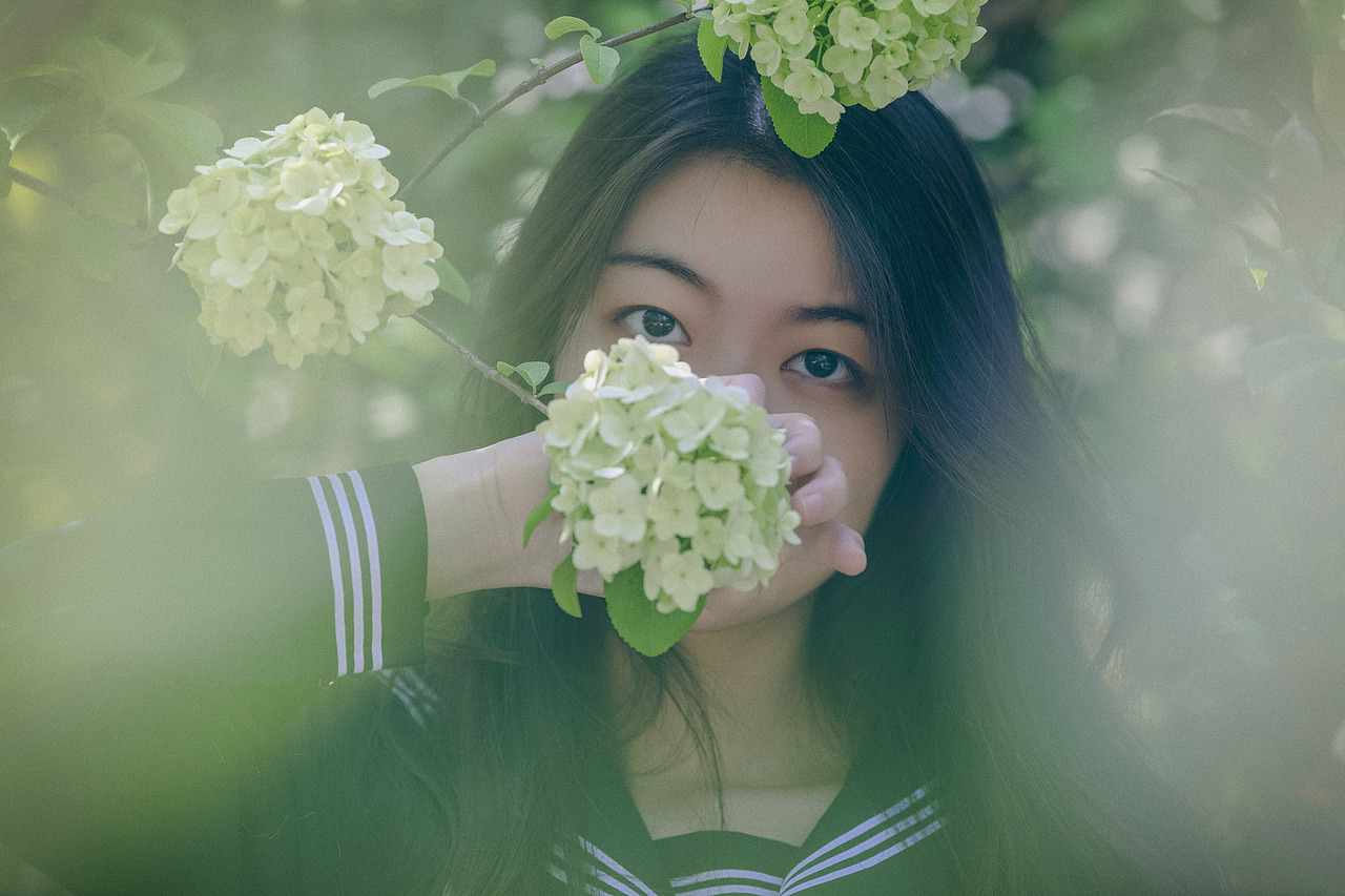 胶片模拟：时光静好，与绣球花为伴