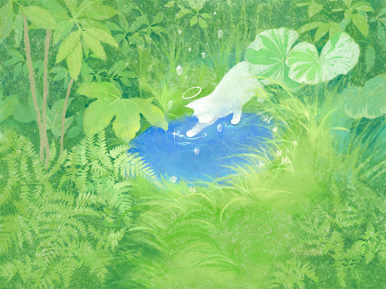 攒出一本关于春夏的插画集（图ZMzYwNTIxNTg0） - 艺术插画 - 站酷设计师Moooon穆宁原创素材 - 站酷ZCOOL