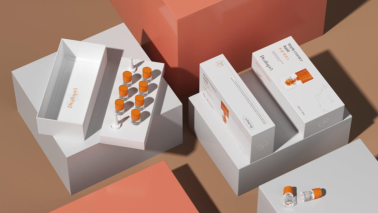 DR.Aliapro虾青素焕活靓肌精华液套盒包装设计