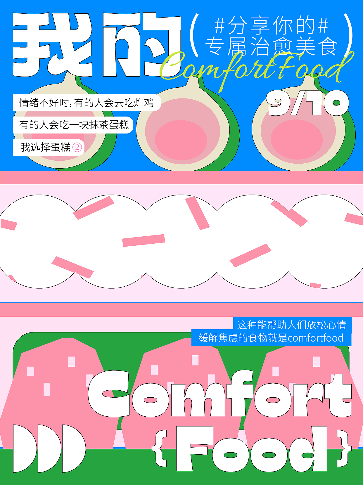 字体设计-6.我的comfortfood（图ZMzE1NDQ4MDI0） - 字体/字形 - 站酷设计师二爪原创素材 - 站酷ZCOOL