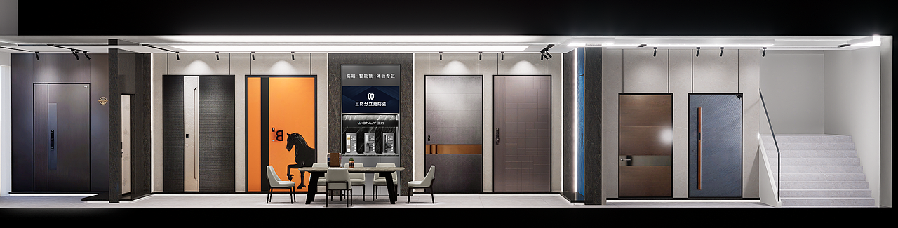 门店室内空间效果