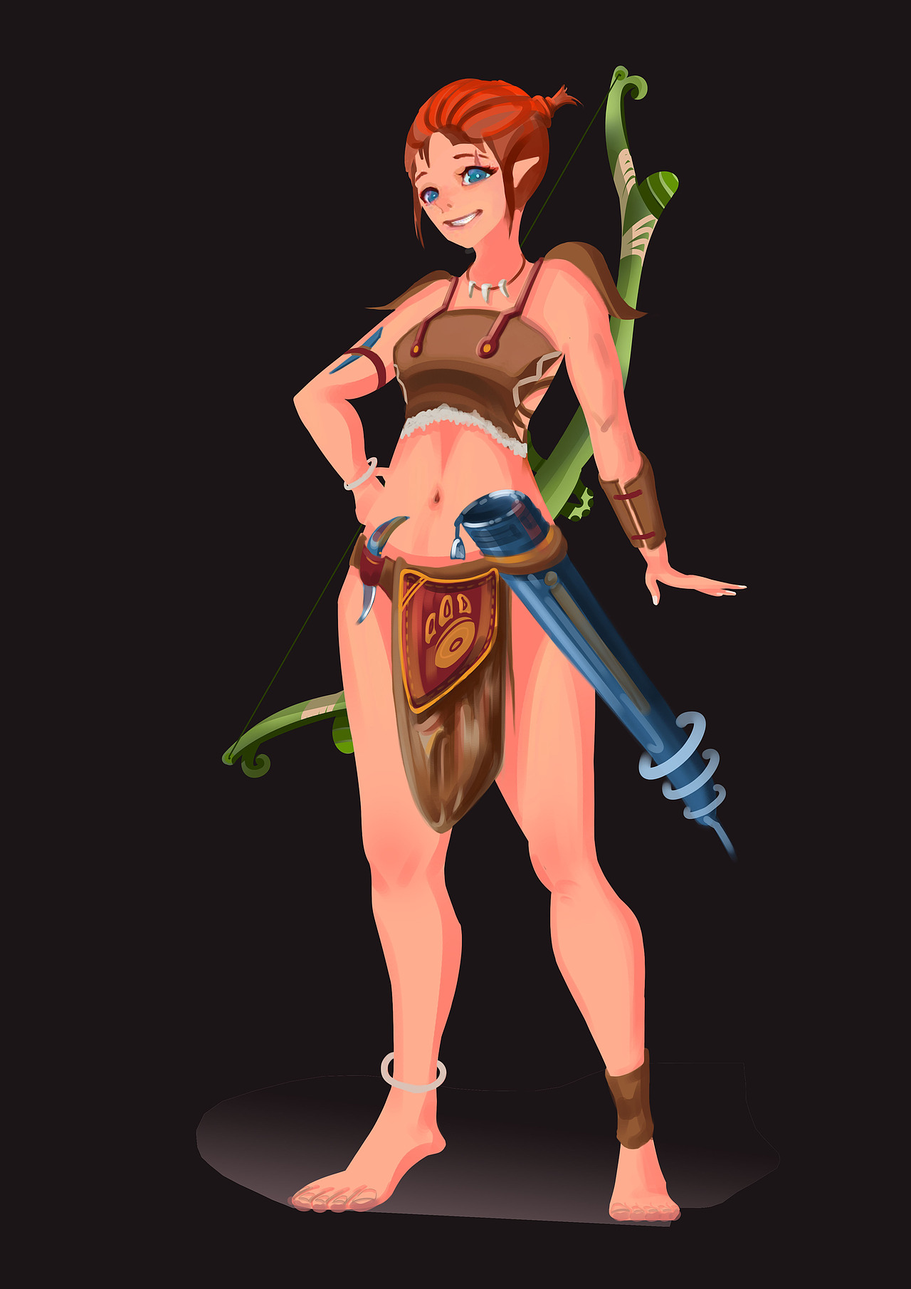 Hanzl整合作品集 原画、建模