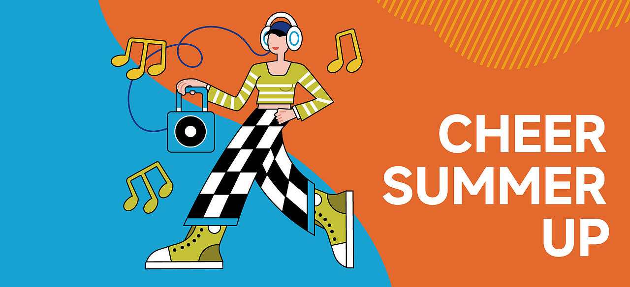 上海第一八佰伴 简约人物插画