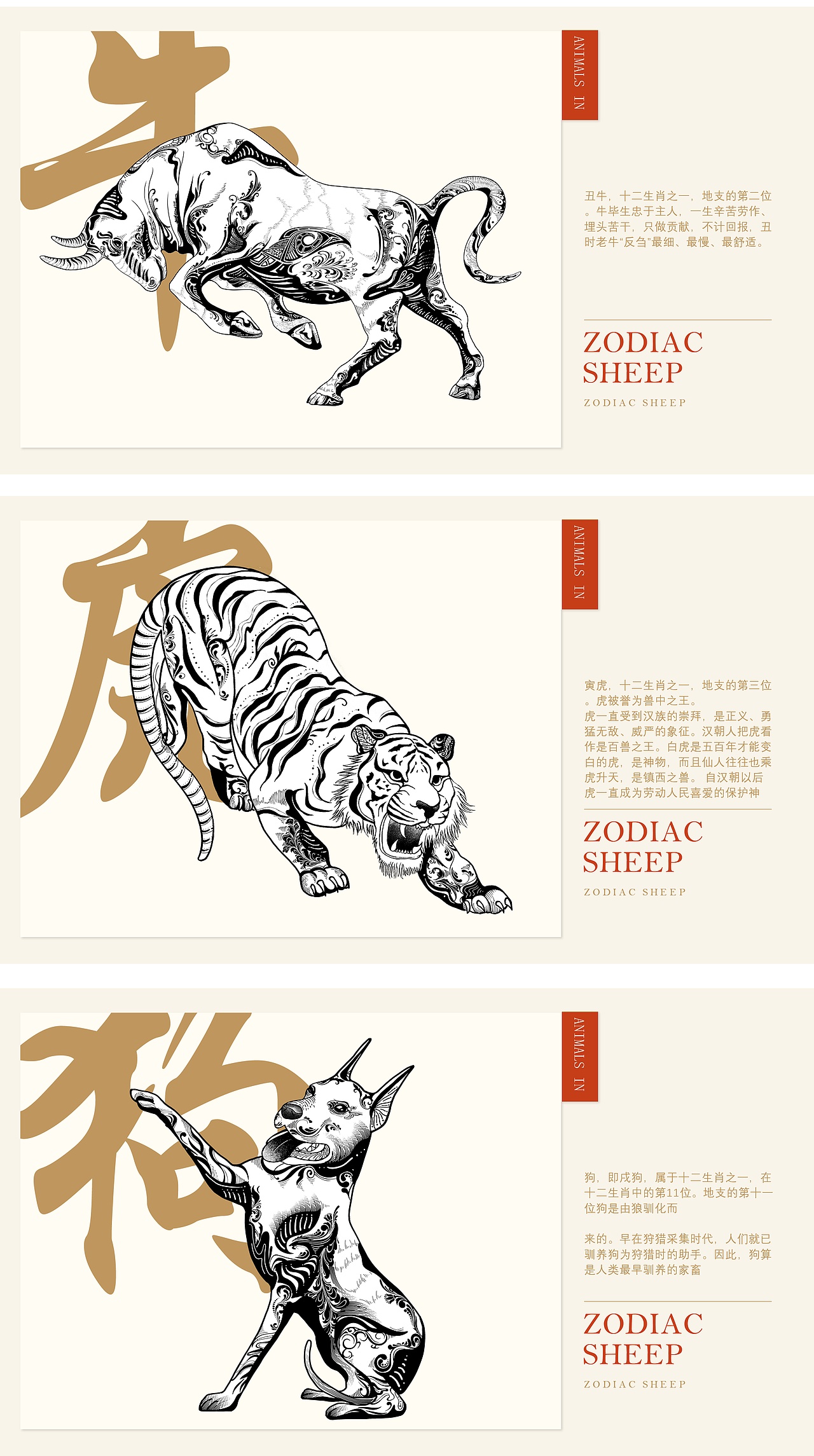 十二生肖插画合集