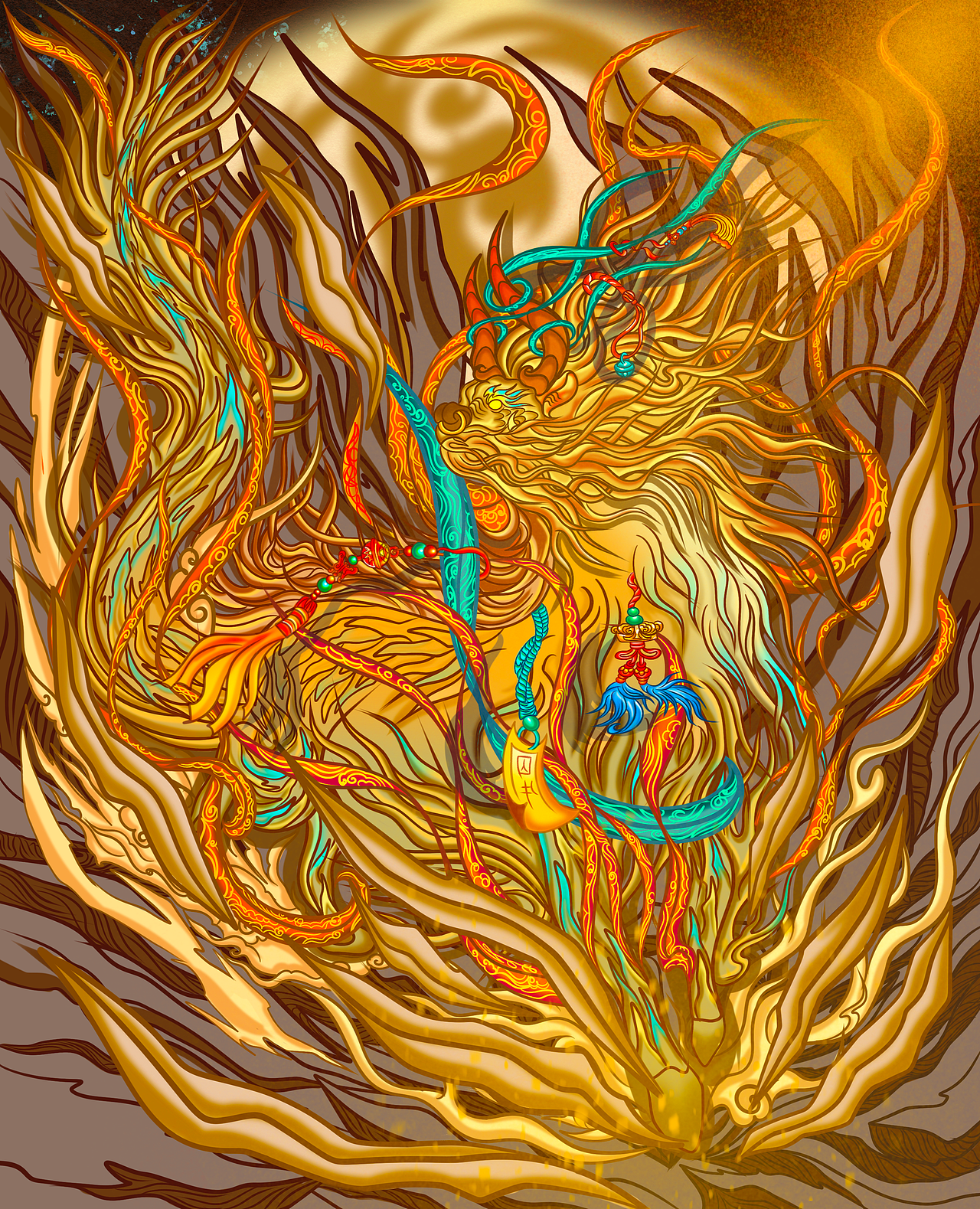 龙之四子（图ZMzI2MTMxMzQ4） - 商业插画 - 站酷设计师庞晨玄原创素材 - 站酷ZCOOL