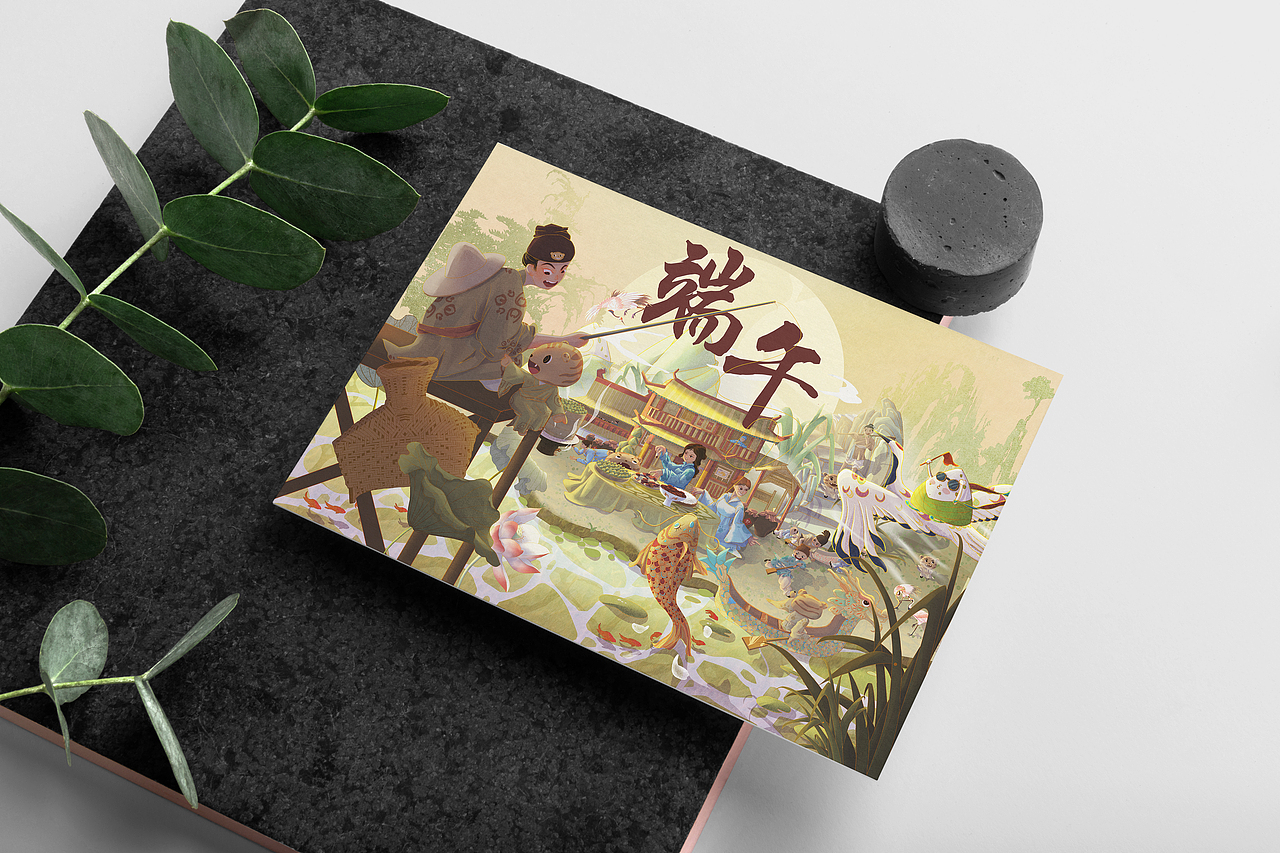 端午（图ZMzAzNTAyNTY0） - 商业插画 - 站酷设计师东南v原创素材 - 站酷ZCOOL