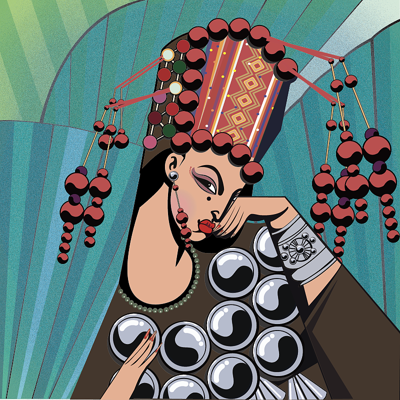 民族风格人物（图ZMzA4MTgxODE2） - 创作习作 - 站酷设计师伊丽莎白柰原创素材 - 站酷ZCOOL