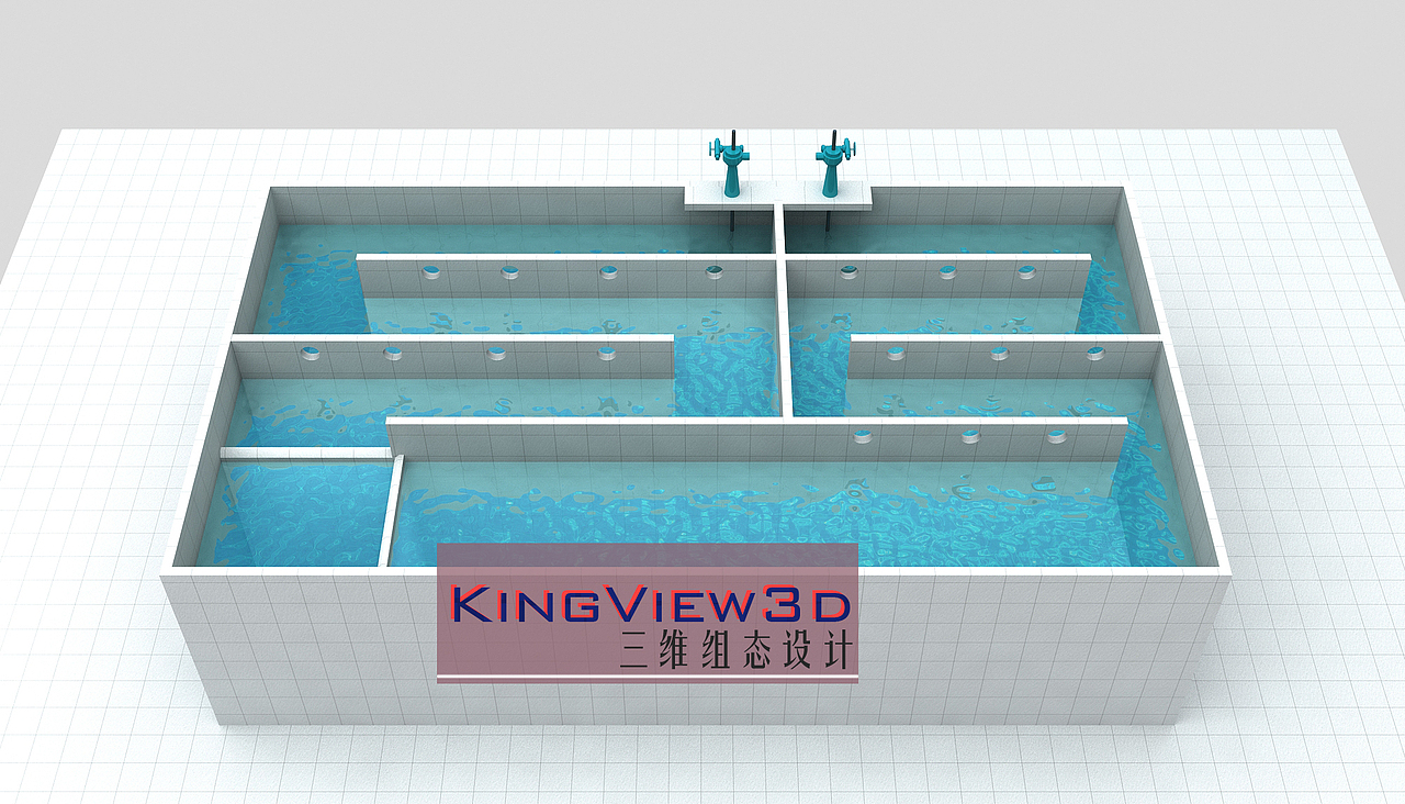 污水处理厂的常见工艺3D展示(1)（图ZMzA4MzA1MzQw） - 其他三维 - 站酷设计师三维组态设计原创素材 - 站酷ZCOOL