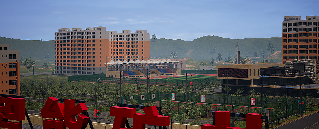 UE4 智慧园区 数字孪生（图ZMzE2MDE5NzQw） - 建筑/空间 - 站酷设计师CG繁华原创素材 - 站酷ZCOOL