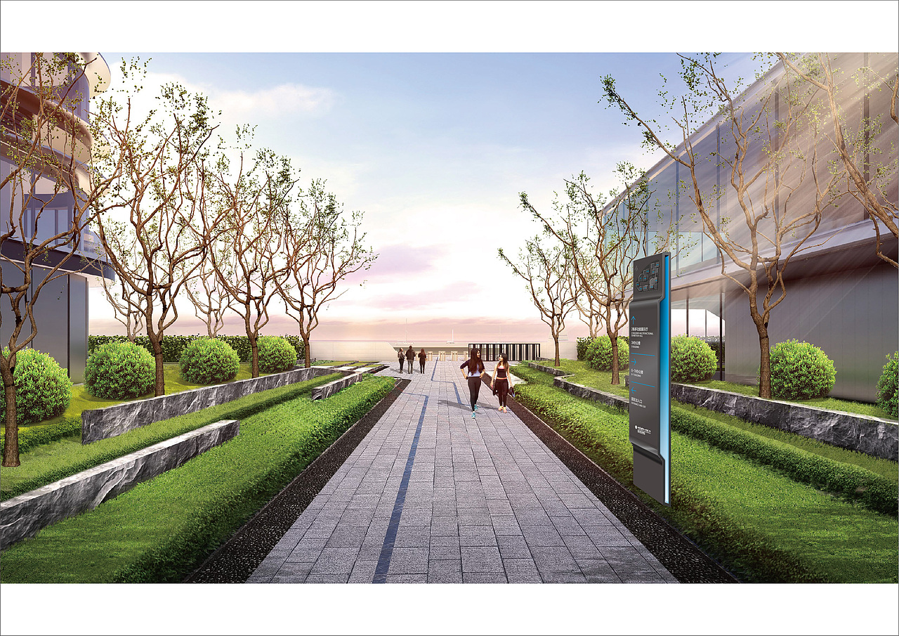 公安部第一研究所南方技术基地导视系统设计意向稿（图ZMzUwMzk4NTI4） - 商业空间设计 - 站酷设计师天创设计原创素材 - 站酷ZCOOL