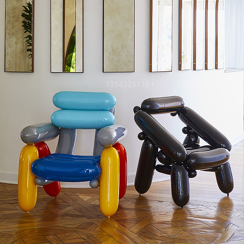 玻璃钢气球造型休闲椅